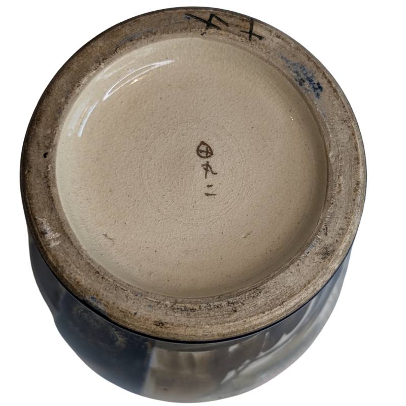Set of three Japanese Satsuma vases, Meiji period decorative ceramics