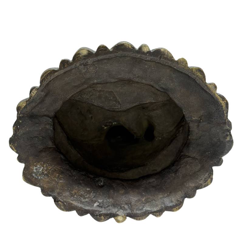 Antique bronze Buddha statue from the Buddhist tradition