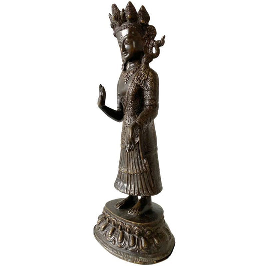 Dipankara Buddha bronze statue