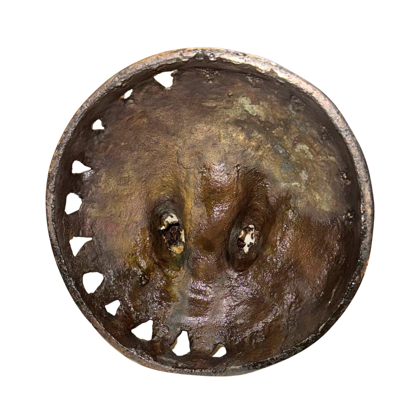 Himalaya Tara with gilded details, dark bronze color, and handmade ornamentation