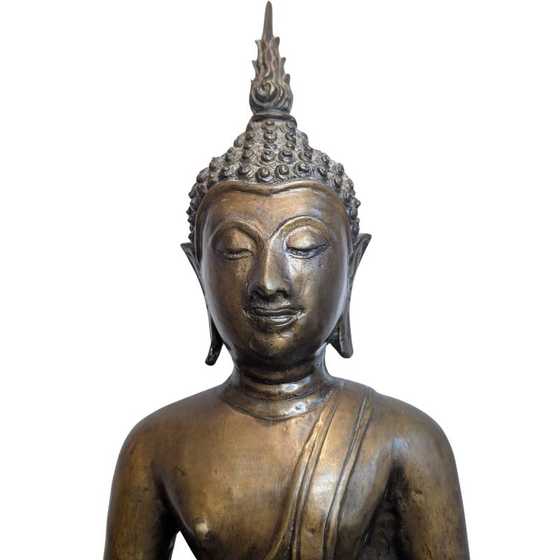 Buddha in Bhumisparsha Mudra in bronze – 19th century – lot 120