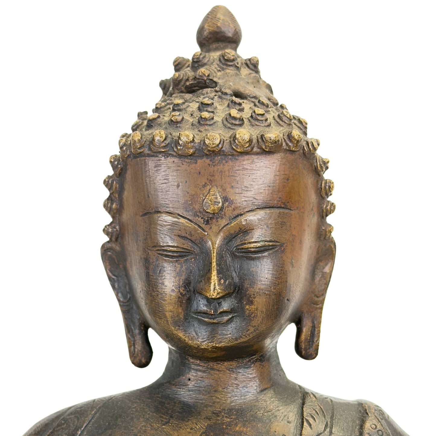 A Monumental Ladakhi Fire-Gilt Bronze Figure of Shakyamuni Buddha, 18th Century