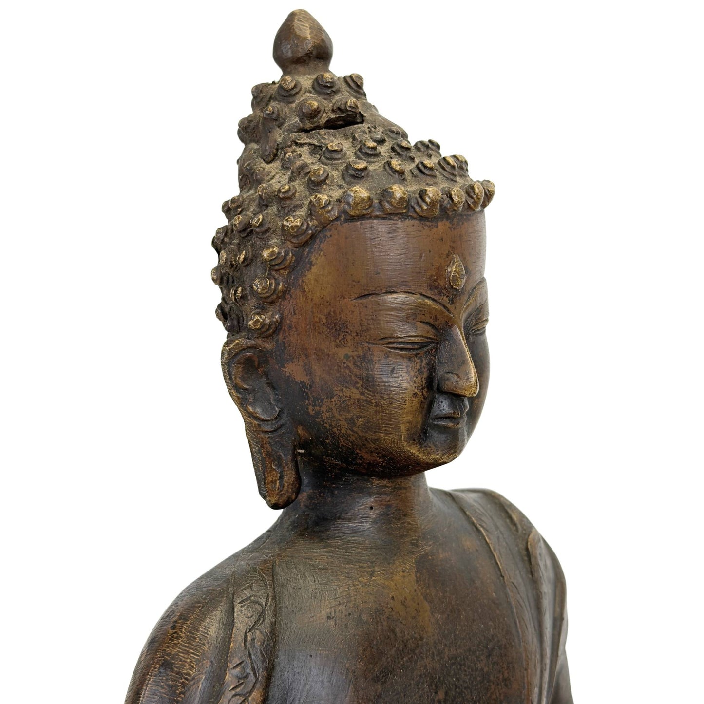 A Monumental Ladakhi Fire-Gilt Bronze Figure of Shakyamuni Buddha, 18th Century