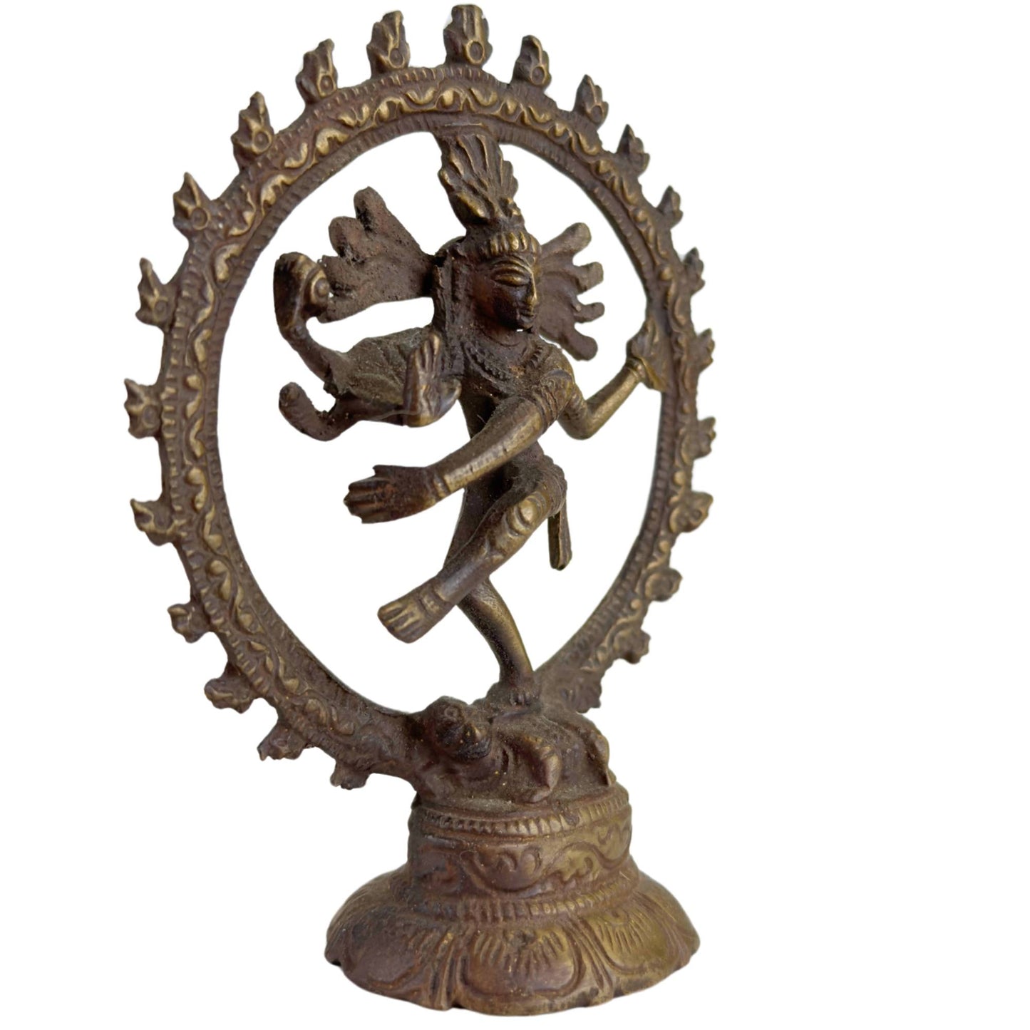 Note: 3x Shiva Nataraja Statues – India – Cosmic Dance executed in Bronze.