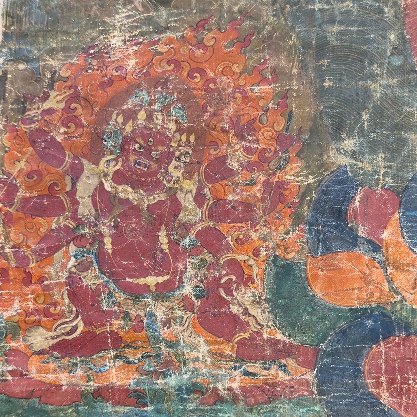 Importante Thangka tibétaine de lignée Sakya représentant Hevajra – Première tradition Ngor, seconde moitié du XVe siècle