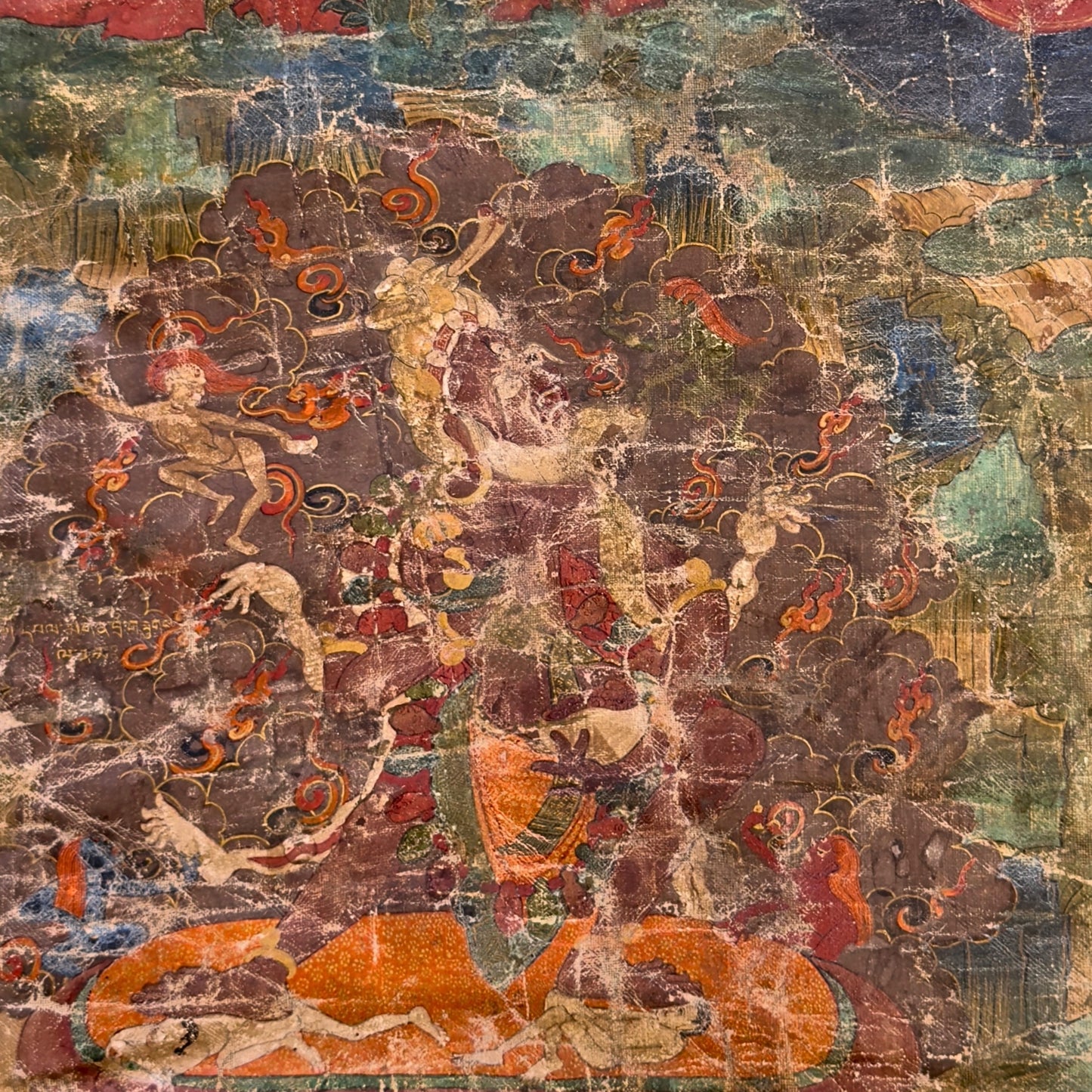 Importante Thangka tibétaine de lignée Sakya représentant Hevajra – Première tradition Ngor, seconde moitié du XVe siècle