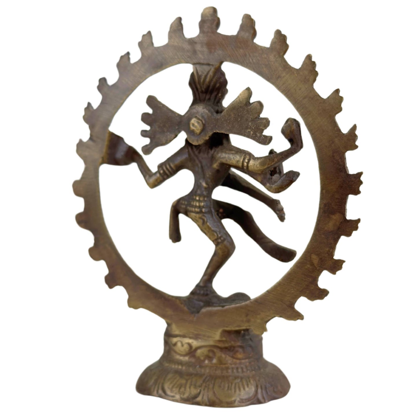 Note: 3x Shiva Nataraja Statues – India – Cosmic Dance executed in Bronze.