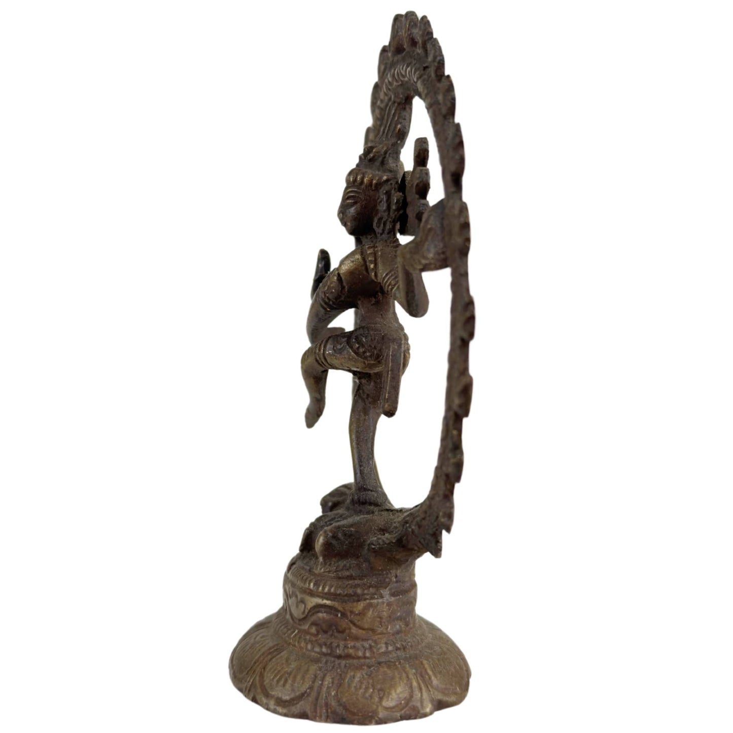 Note: 3x Shiva Nataraja Statues – India – Cosmic Dance executed in Bronze.
