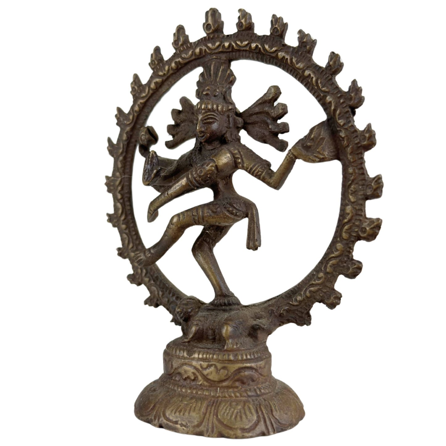 Note: 3x Shiva Nataraja Statues – India – Cosmic Dance executed in Bronze.