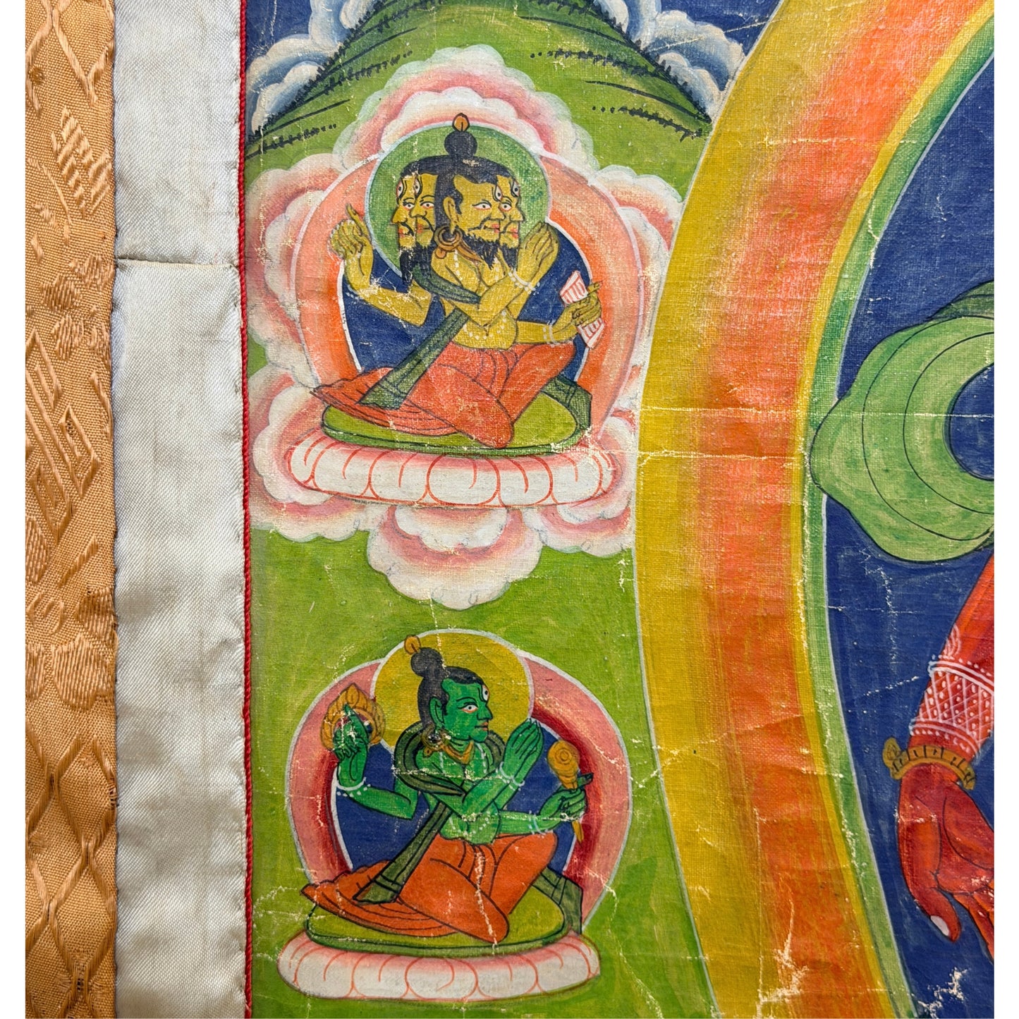 19th-century thangka of Rakta Tara from Nepal