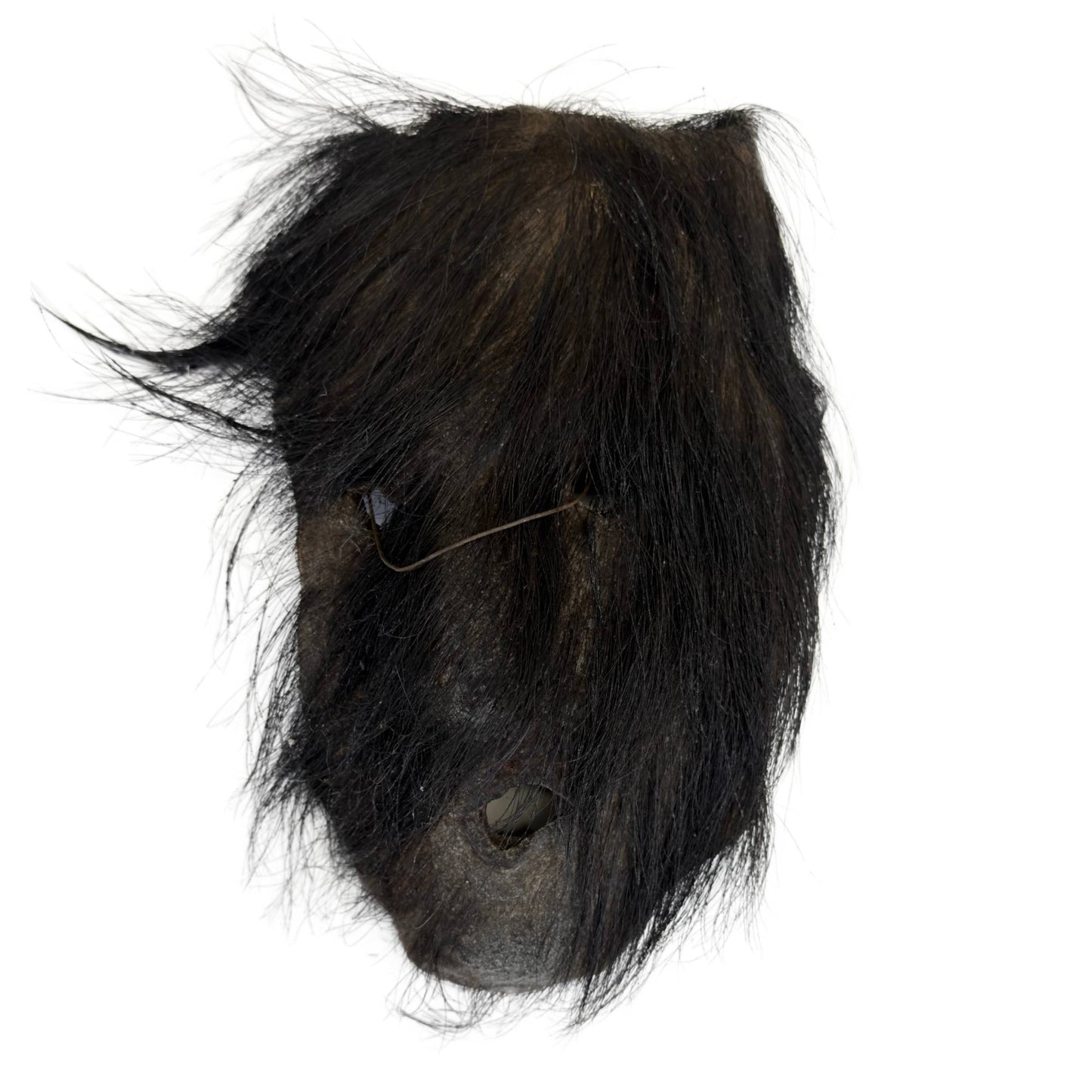 Antique Nepalese Shamanic Yak Leather Ritual Mask – Gurung / Magar Tribe