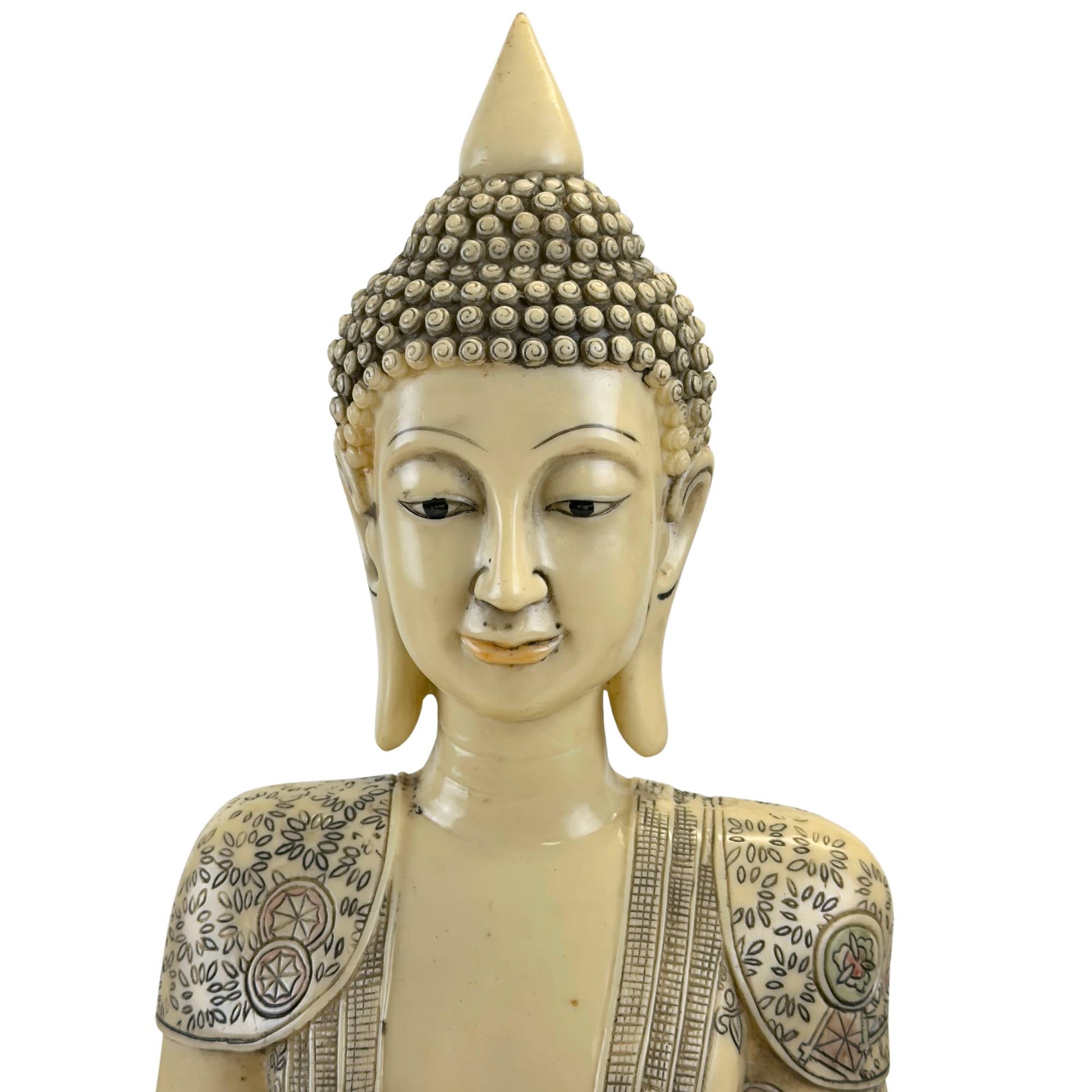 Boeddha XL polyresin bone patina