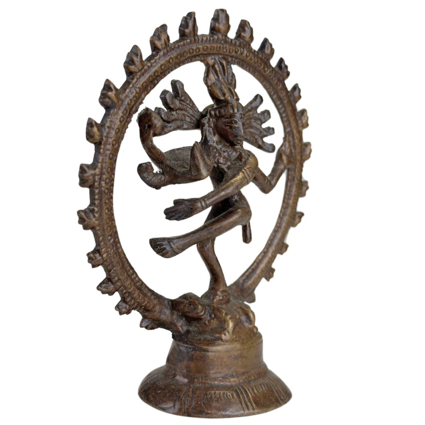 Note: 3x Shiva Nataraja Statues – India – Cosmic Dance executed in Bronze.