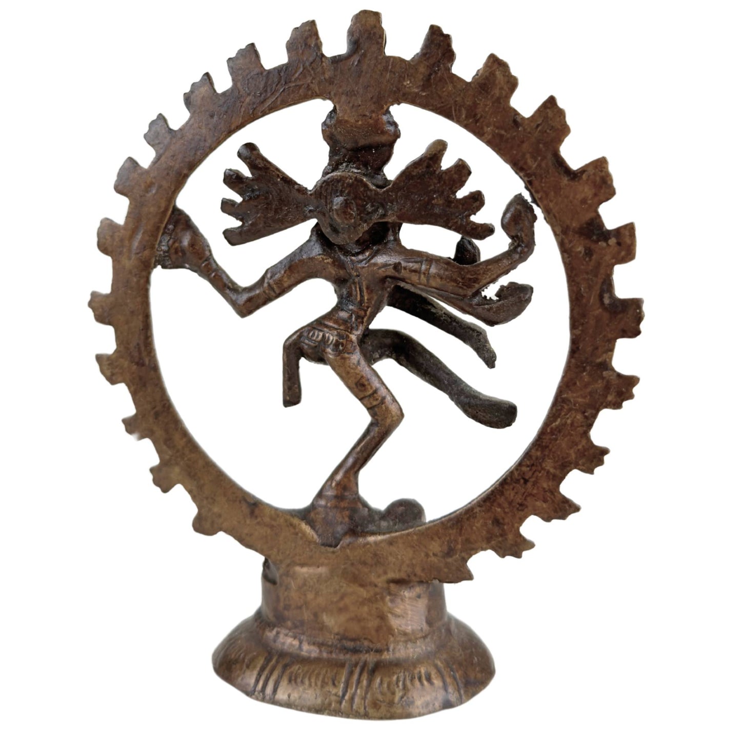 Note: 3x Shiva Nataraja Statues – India – Cosmic Dance executed in Bronze.