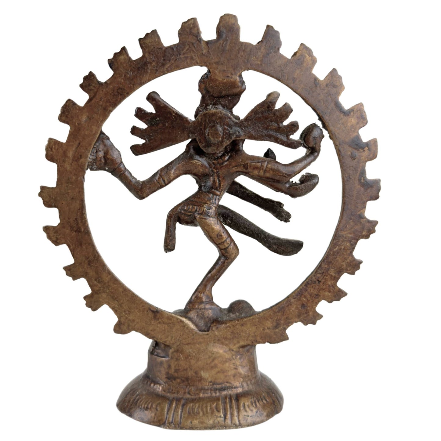 Note: 3x Shiva Nataraja Statues – India – Cosmic Dance executed in Bronze.