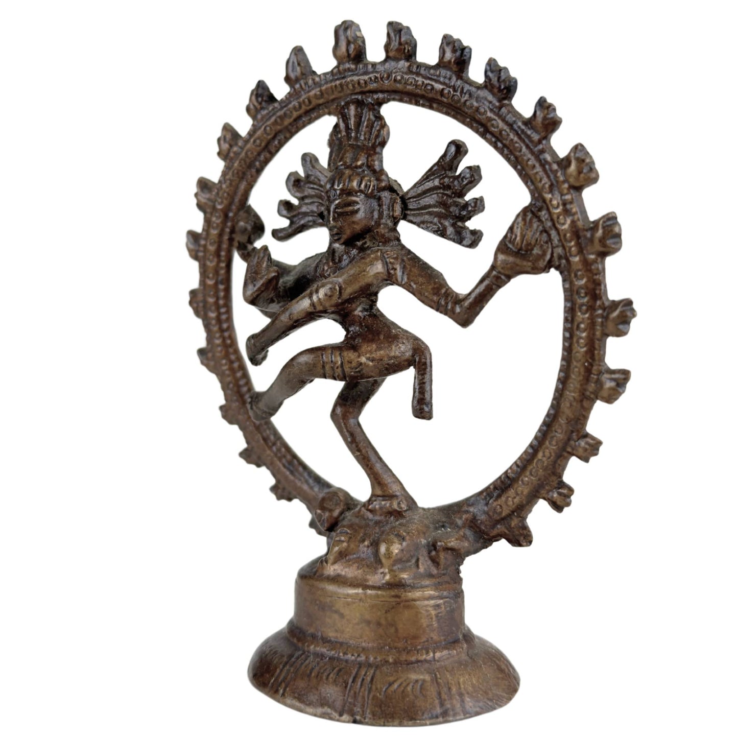 Note: 3x Shiva Nataraja Statues – India – Cosmic Dance executed in Bronze.