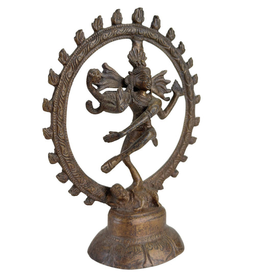 Note 3x Shiva Nataraja Statues – India – Cosmic Dance performed in Bronze.