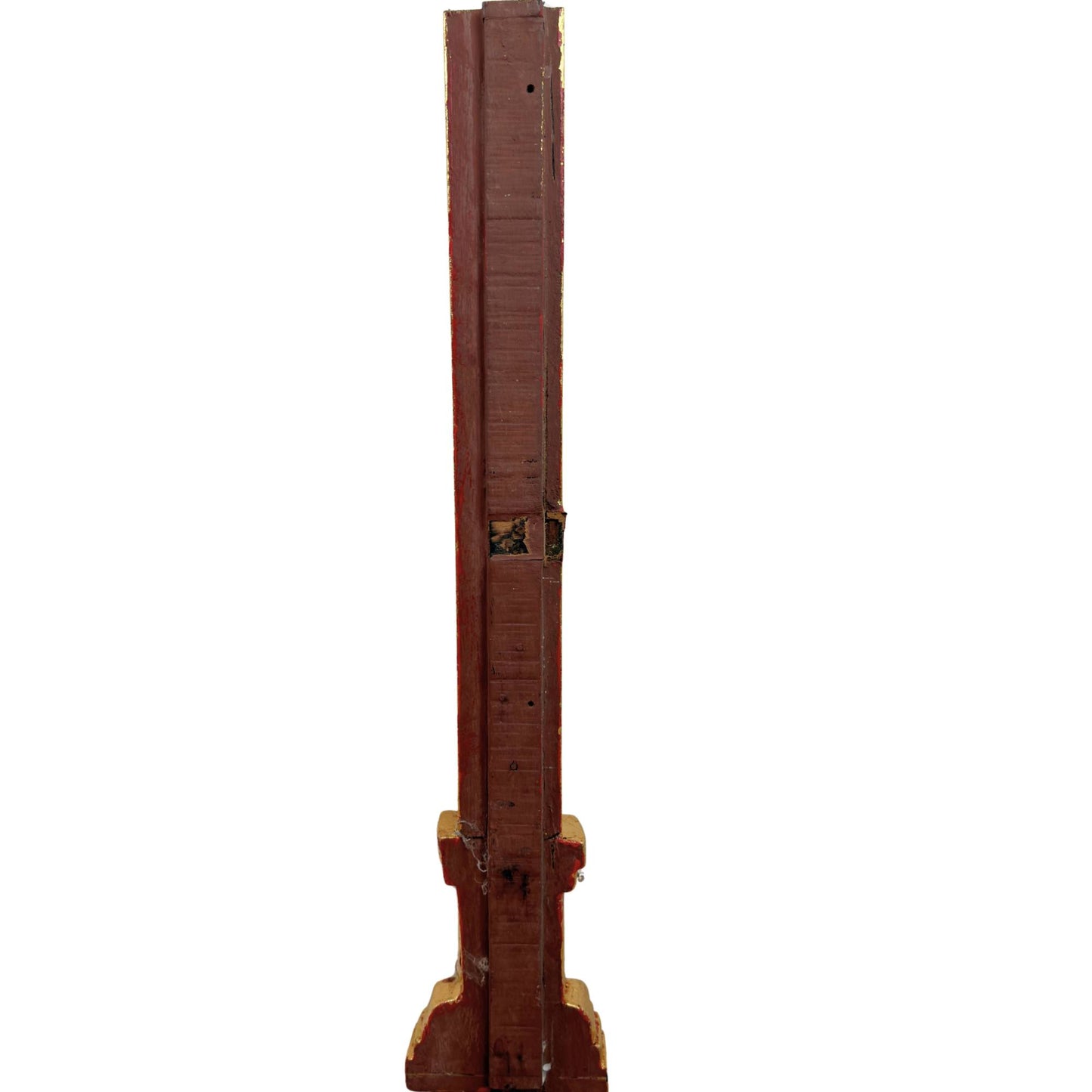 Monumental Burmese Temple Pediment Ensemble (5-piece, approx. 200 cm high) – Mandalay Style (circa 1900)