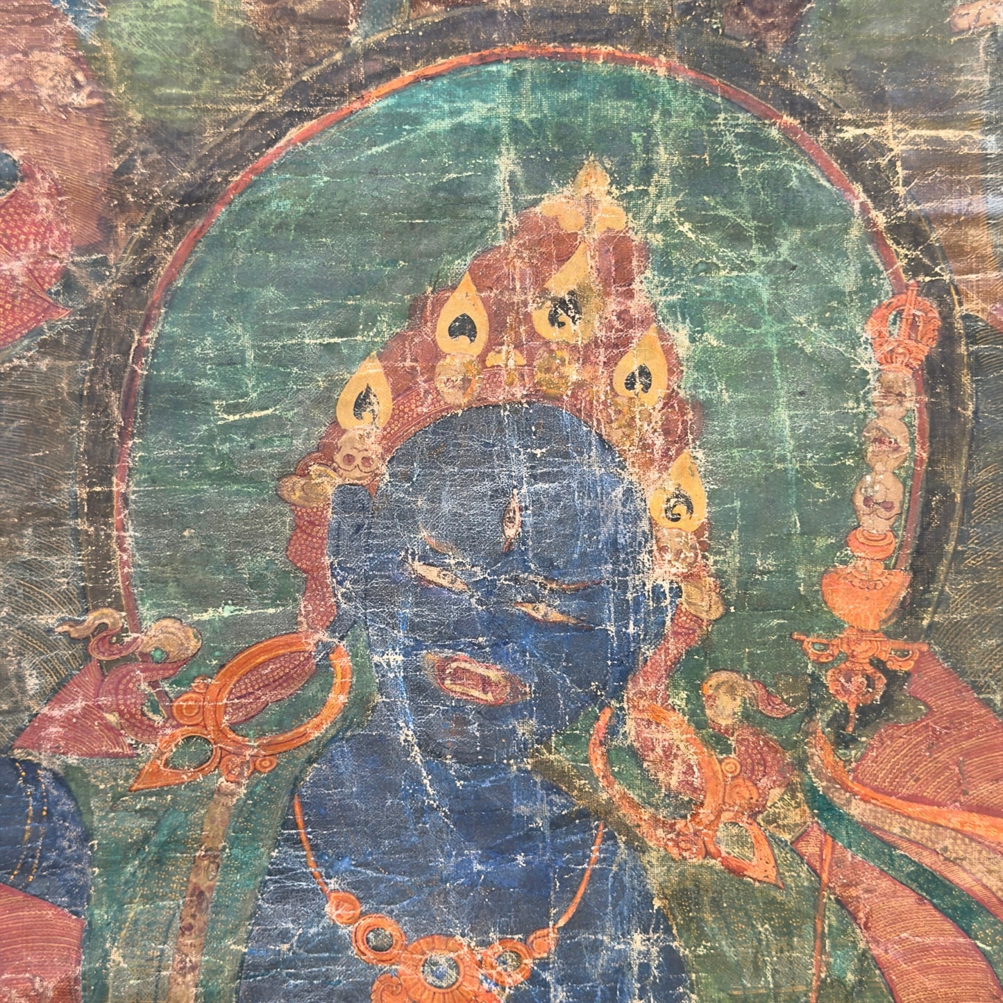 Importante Thangka tibétaine de lignée Sakya représentant Hevajra – Première tradition Ngor, seconde moitié du XVe siècle