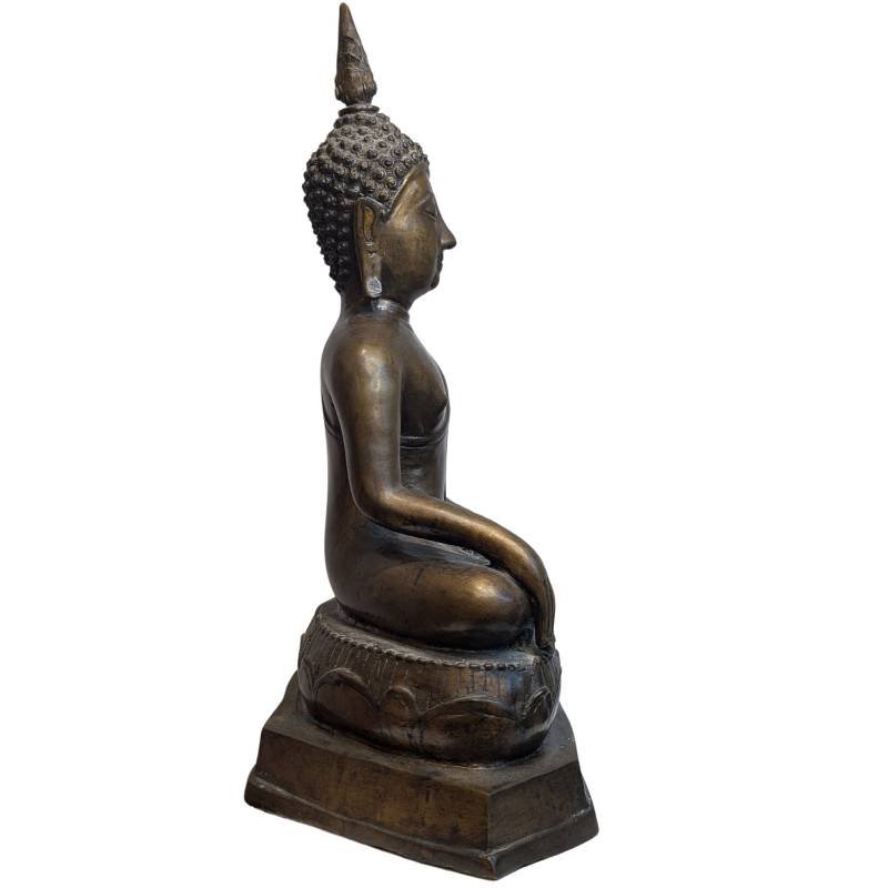 Buddha in Bhumisparsha Mudra in bronze – 19th century – lot 120
