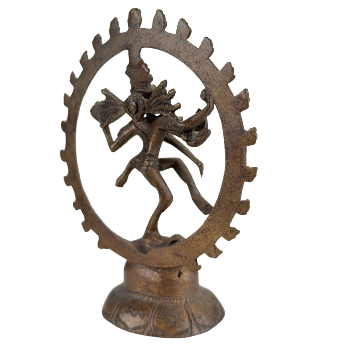 Note: 3x Shiva Nataraja Statues – India – Cosmic Dance executed in Bronze.