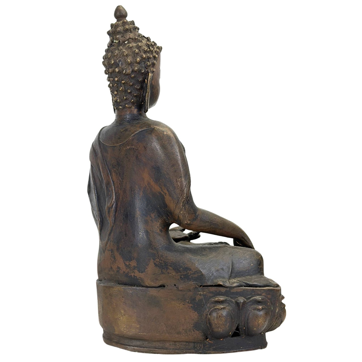 A Monumental Ladakhi Fire-Gilt Bronze Figure of Shakyamuni Buddha, 18th Century