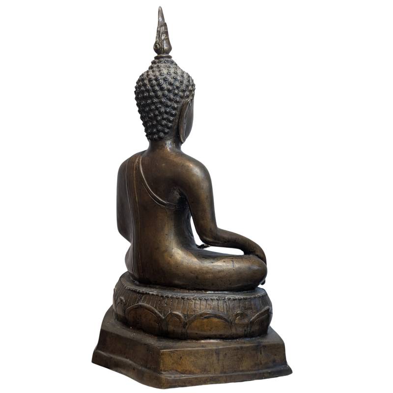 Buddha in Bhumisparsha Mudra in bronze – 19th century – lot 120