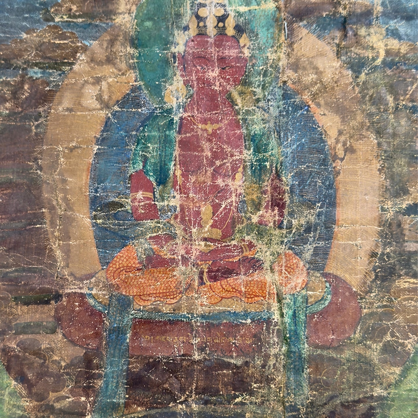 Importante Thangka tibétaine de lignée Sakya représentant Hevajra – Première tradition Ngor, seconde moitié du XVe siècle