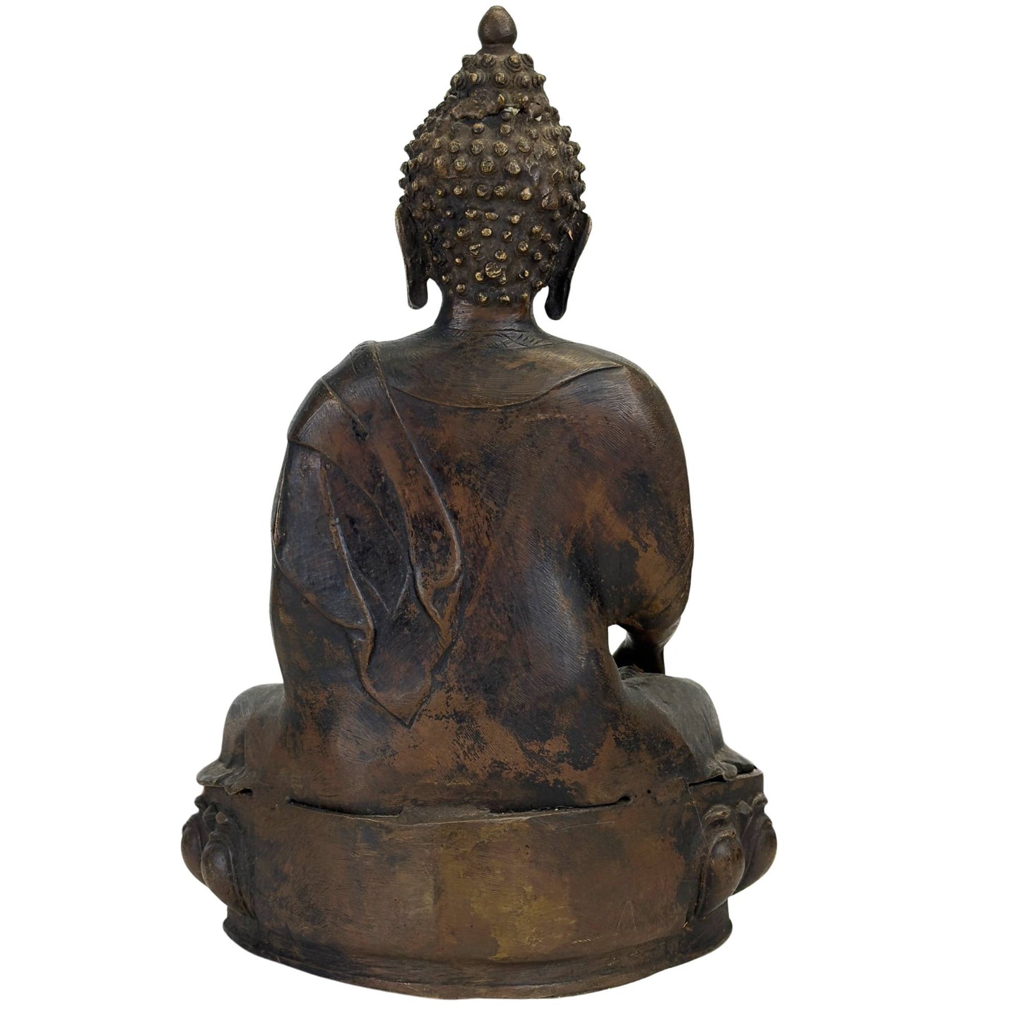 A Monumental Ladakhi Fire-Gilt Bronze Figure of Shakyamuni Buddha, 18th Century