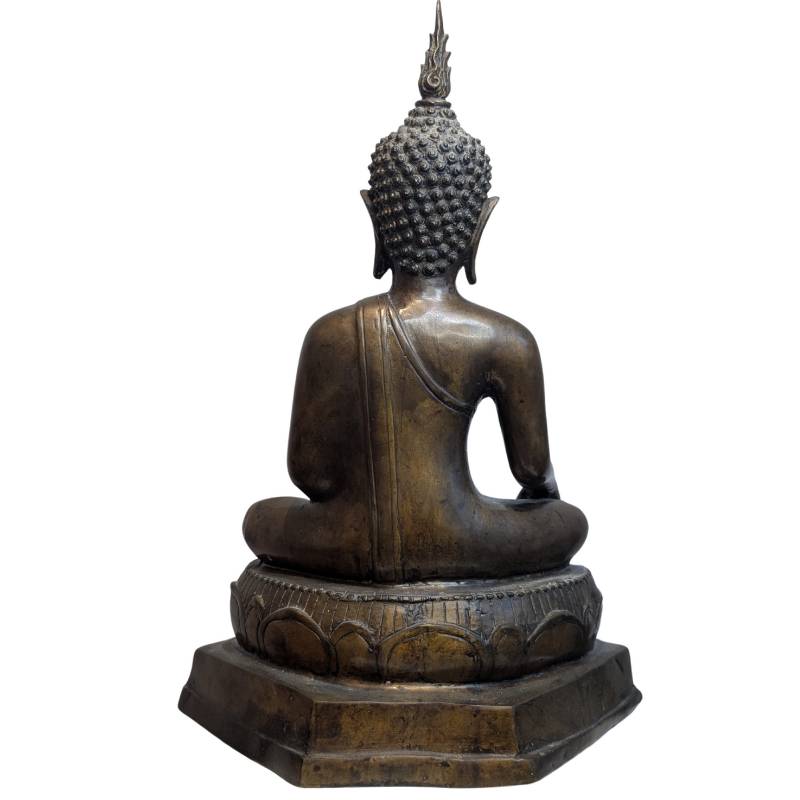 Buddha in Bhumisparsha Mudra in bronze – 19th century – lot 120