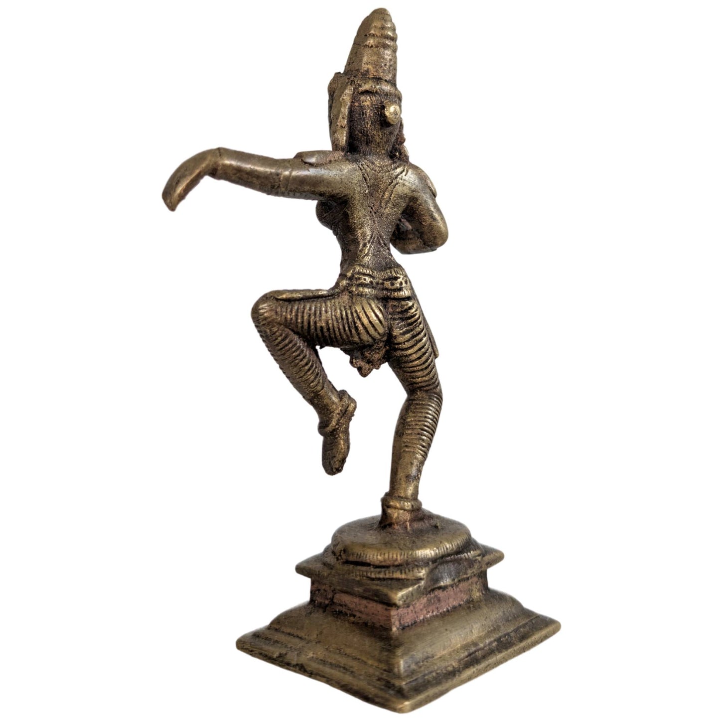 Antique Bronze Indian Dancing Goddess (Parvati) – Hand-cast – 14 cm