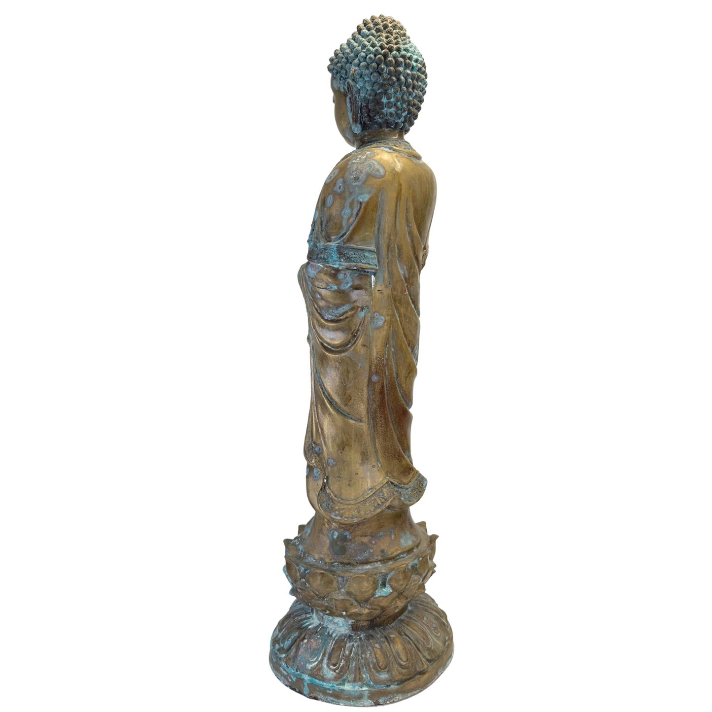 medicine buddha-bronze-standing-china-98cm-vintage-XL
