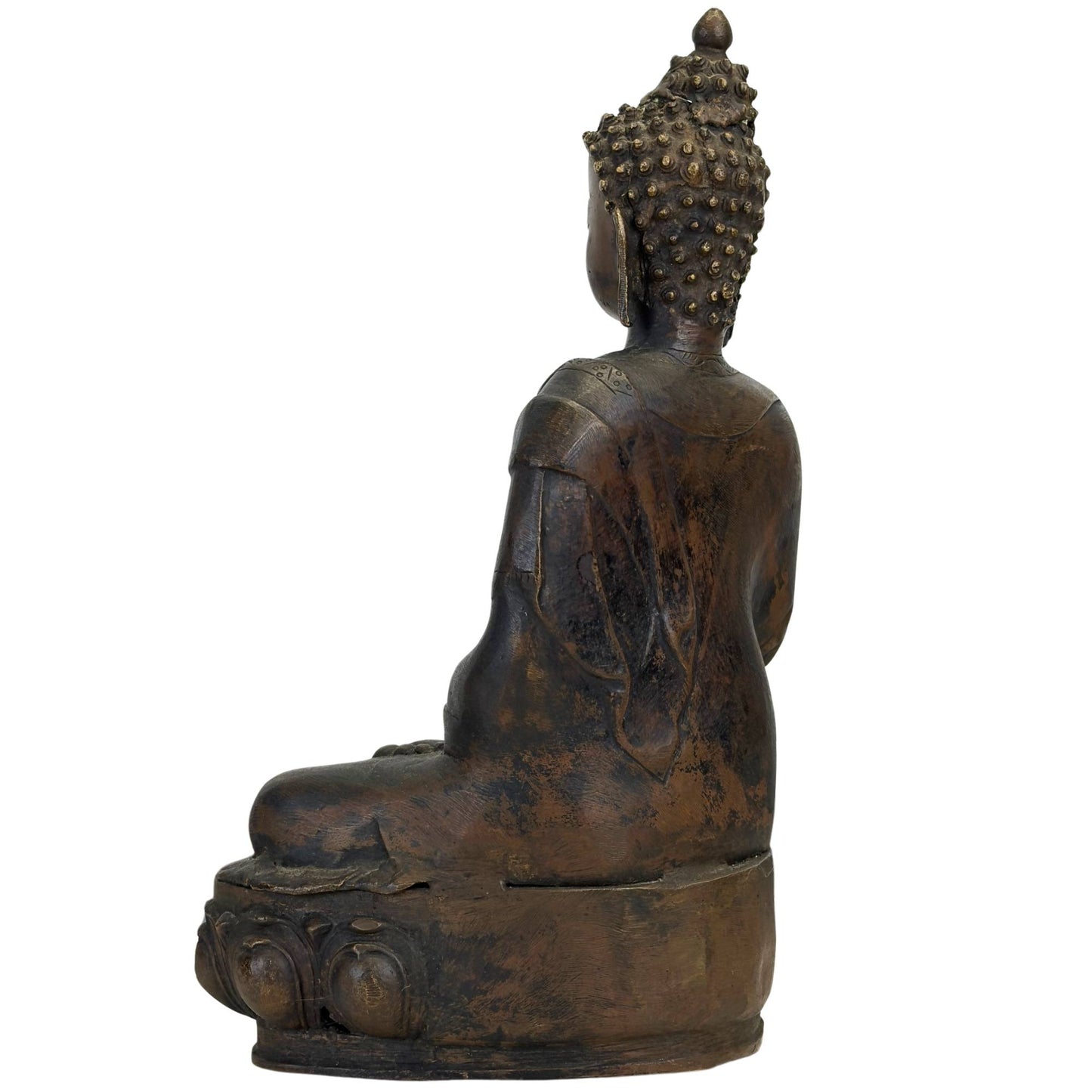 A Monumental Ladakhi Fire-Gilt Bronze Figure of Shakyamuni Buddha, 18th Century