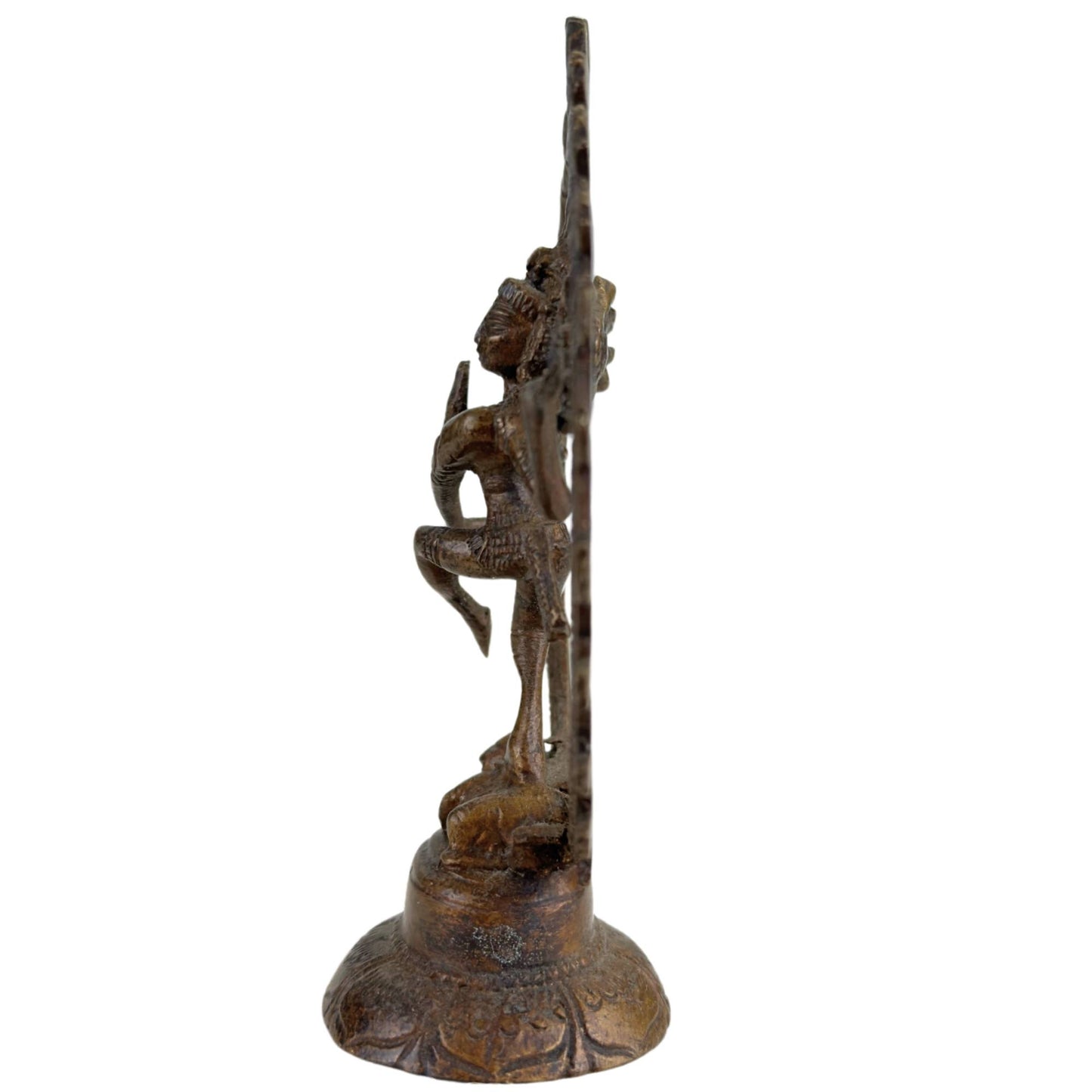 Note: 3x Shiva Nataraja Statues – India – Cosmic Dance executed in Bronze.