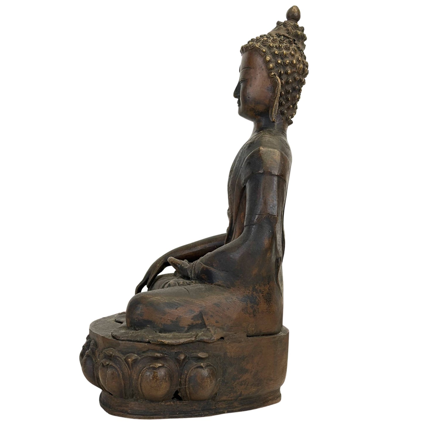 A Monumental Ladakhi Fire-Gilt Bronze Figure of Shakyamuni Buddha, 18th Century
