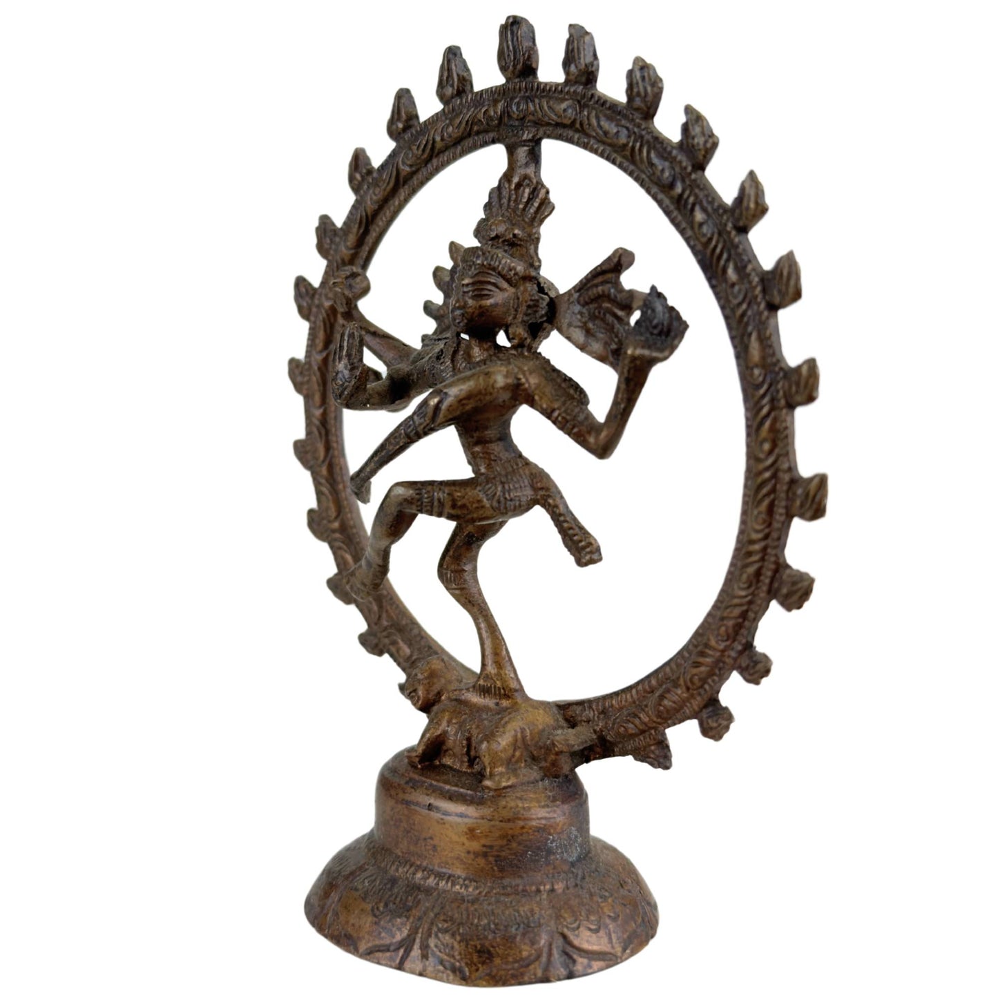 Note: 3x Shiva Nataraja Statues – India – Cosmic Dance executed in Bronze.
