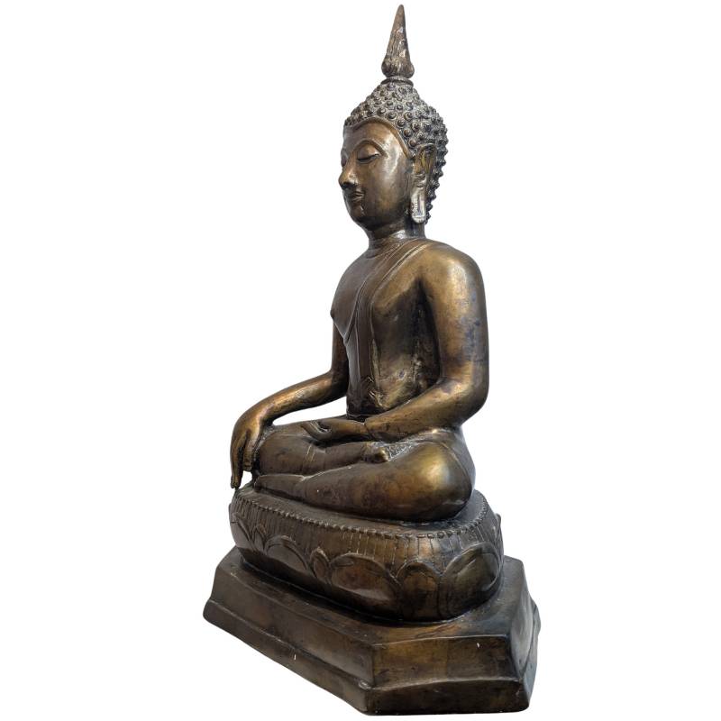 Buddha in Bhumisparsha Mudra in bronze – 19th century – lot 120
