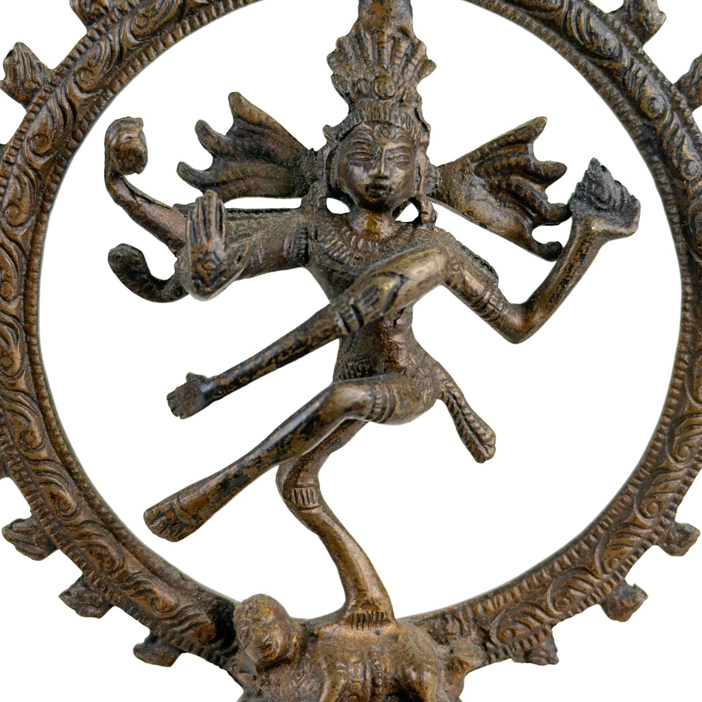 Note: 3x Shiva Nataraja Statues – India – Cosmic Dance executed in Bronze.