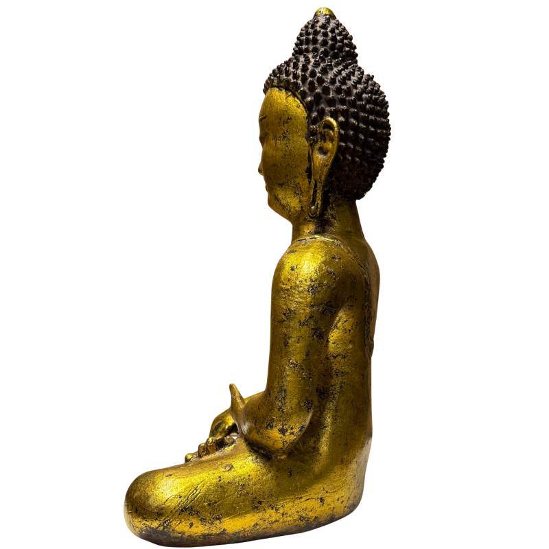 Bhumisparsha Mudra iron statue enlightenment symbol
