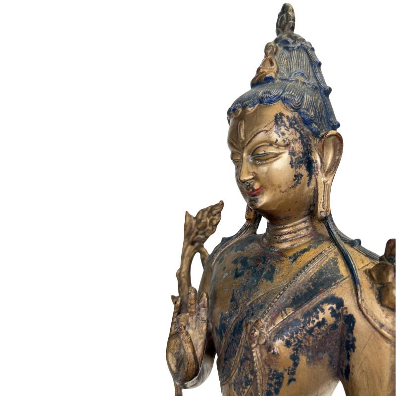 Exclusive Asian bronze Bodhisattva