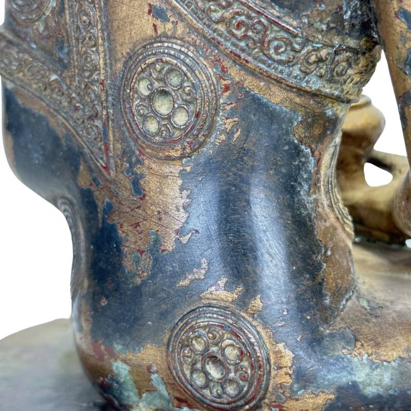 Exclusive gilded Bhaisajyaguru for interior