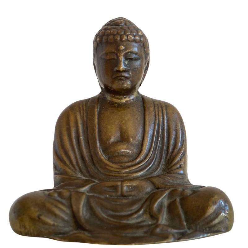 Very old Japanese bronze Buddha
