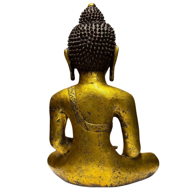 Rare gilded iron Buddha Qing Dynasty investor