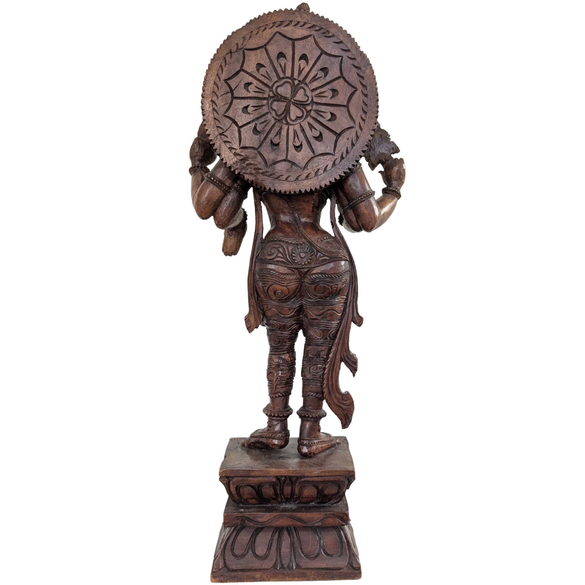 Vishnu in the Abhaya Mudra, the gesture of reassurance.