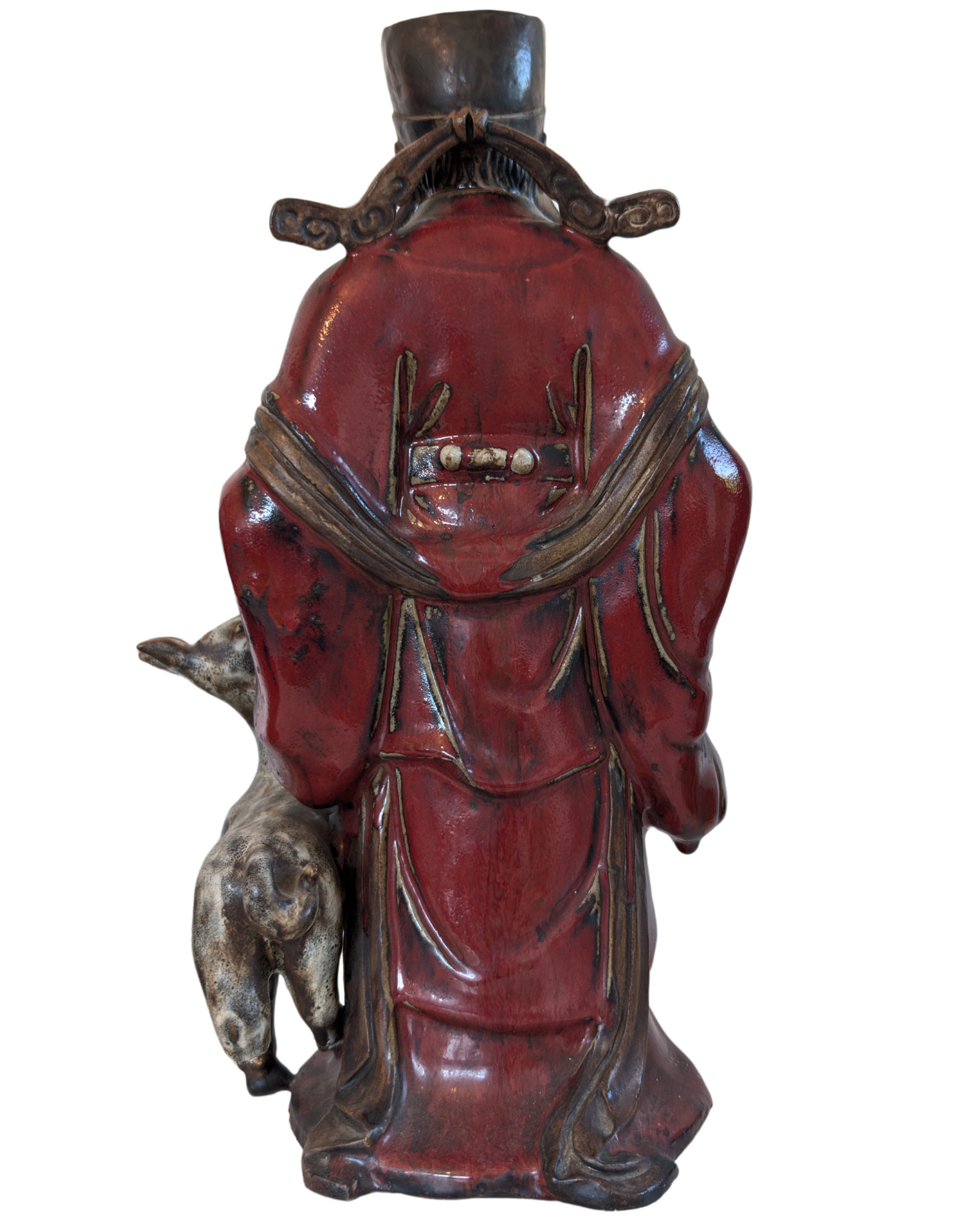 Profile of Fu cherishing the offspring, symbol of social harmony.