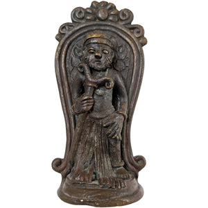 Semar indonésien en bronze antique – Mythologie et protection javanaises – vers 1920