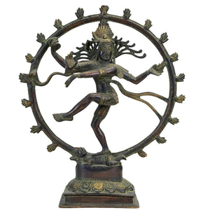 Antique Bronze Shiva Nataraja Nepal 36cm lost-wax casting