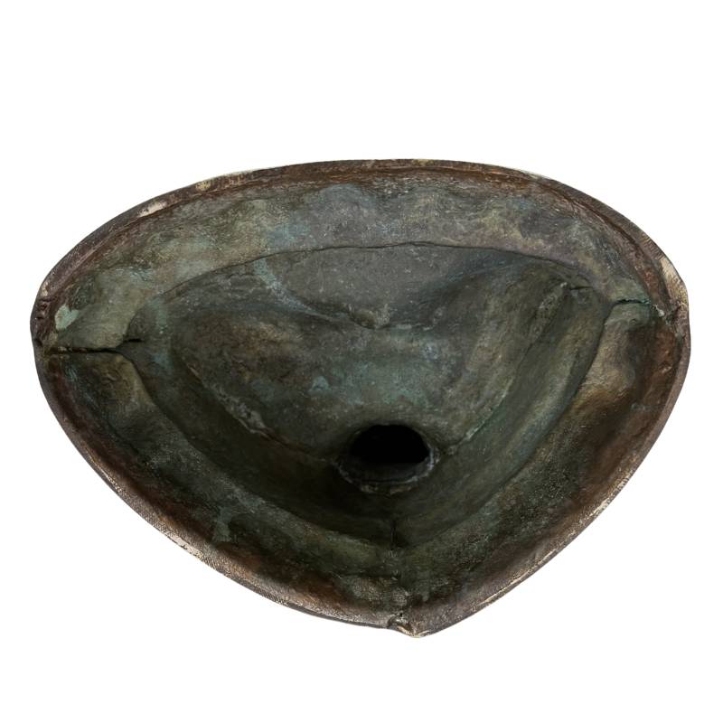 Antique bronze Vajrasattva with consecration opening on top