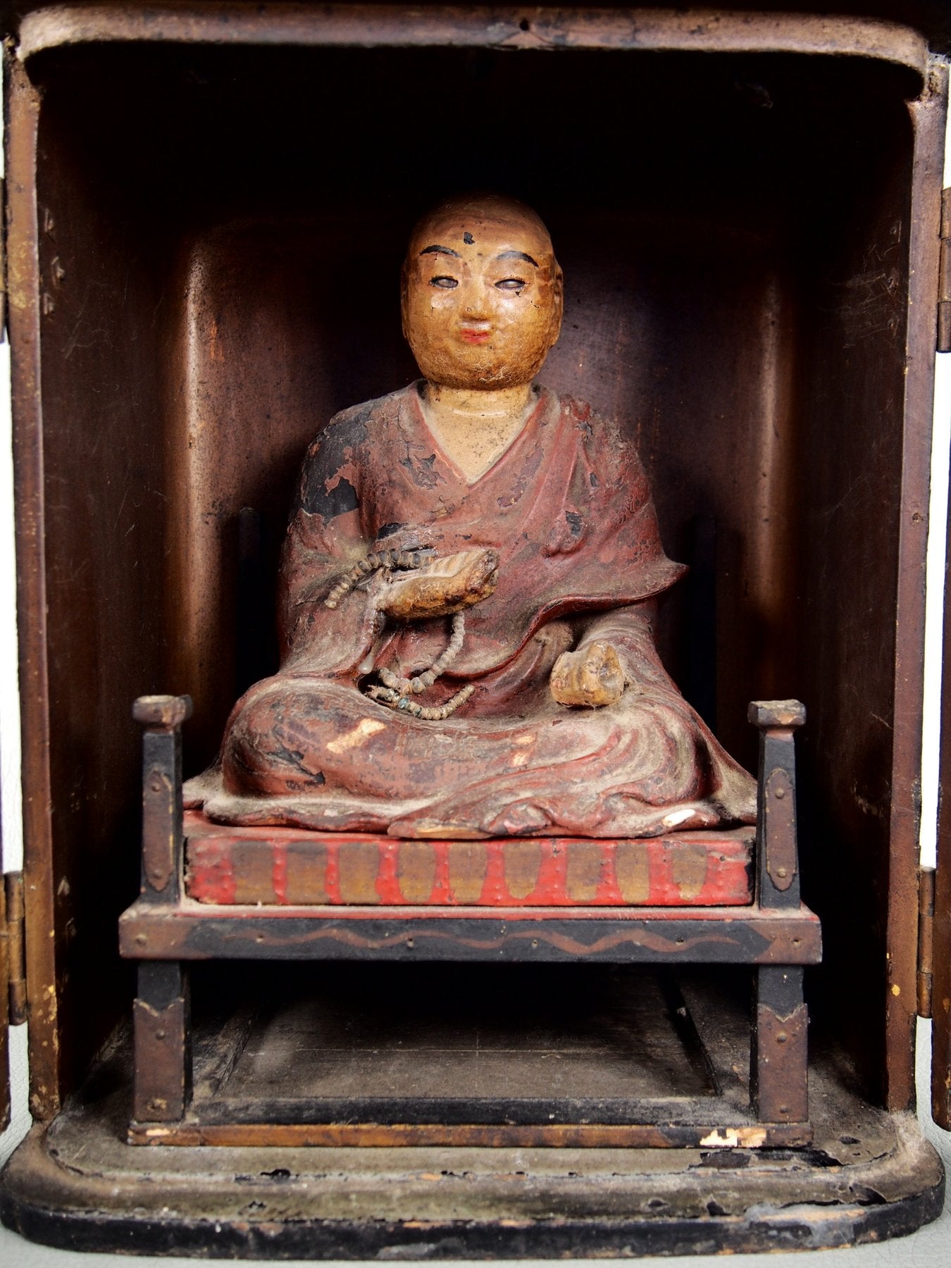 Antique statue from a Japanese shrine
