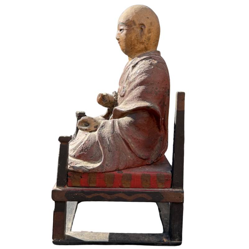 Antique sculpture from a Japanese temple

